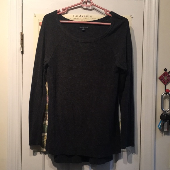 Dark gray knit tunic - Picture 3 of 4